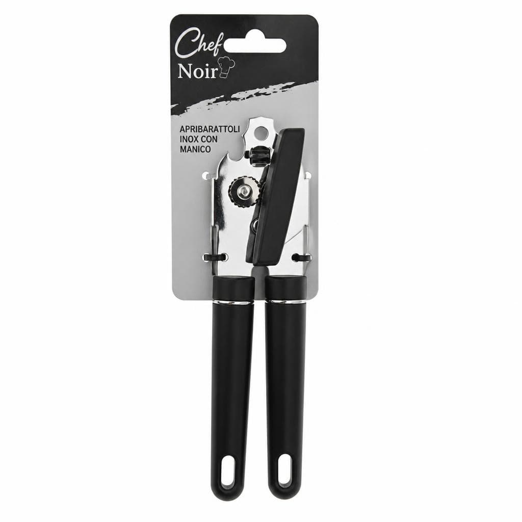Chef Noir apribarattoli inox con manico – Risparmio Casa