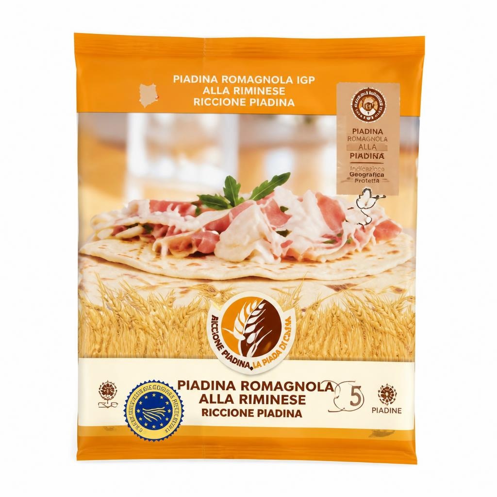 Piadina Romagnola IGP alla Riminese Riccione 2 pezzi Riccione Piadina in offerta da Il Gigante