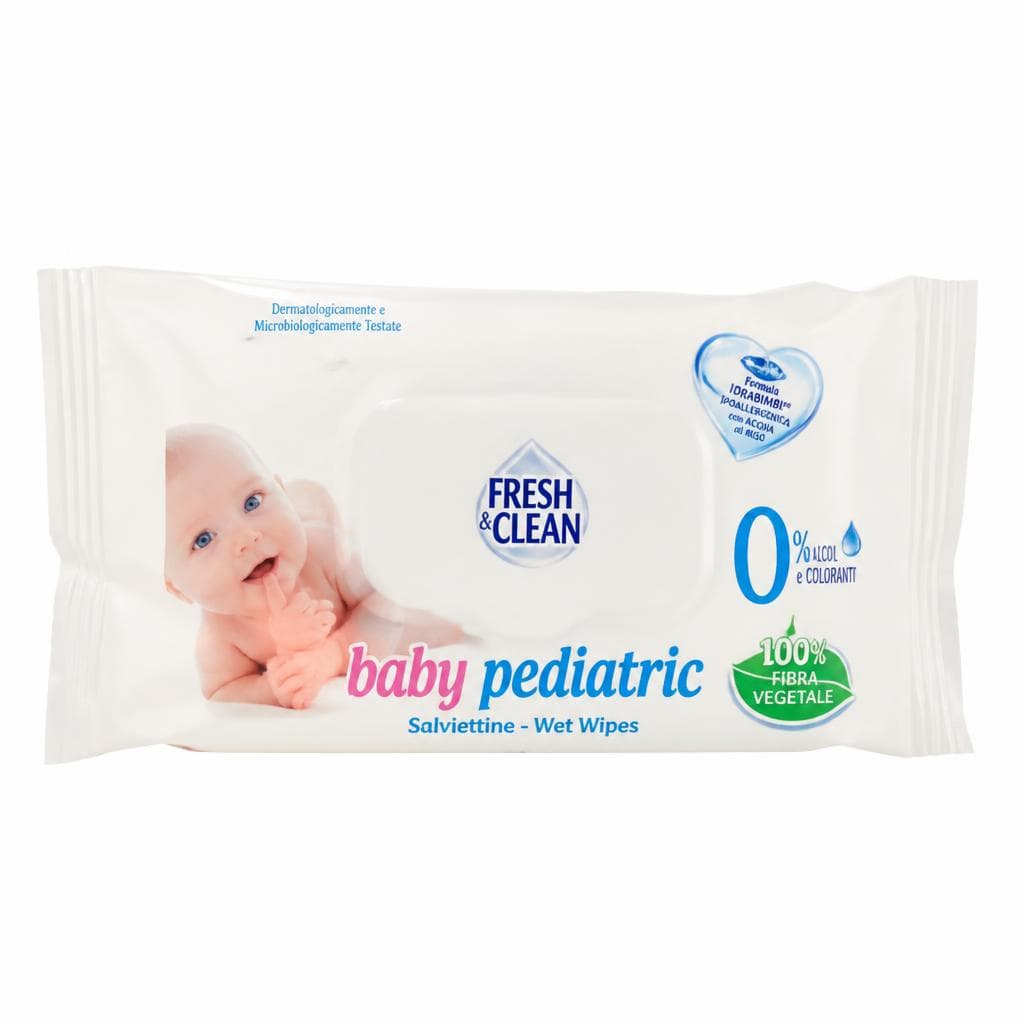 Salviette baby Pediatric Fresh&Clean conf. 72 pezzi in offerta da Carrefour