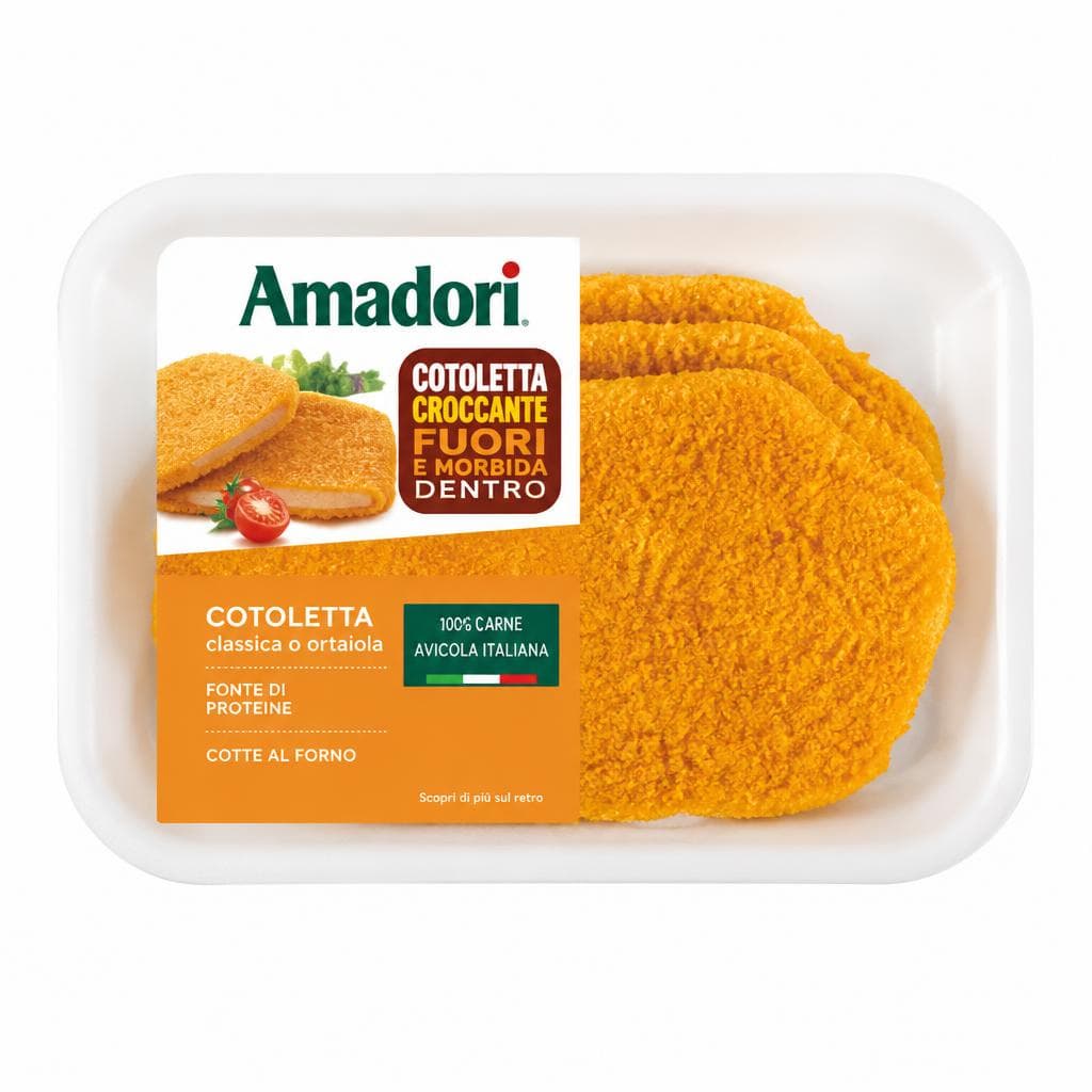 Amadori Cotoletta classica o ortaiola, 3 pezzi, 330 g – Esselunga