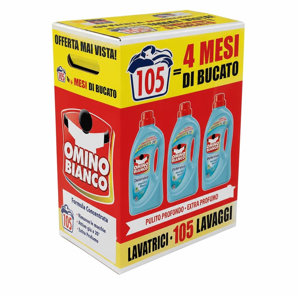 Omino Bianco prodotti assortiti in offerta da Tigota