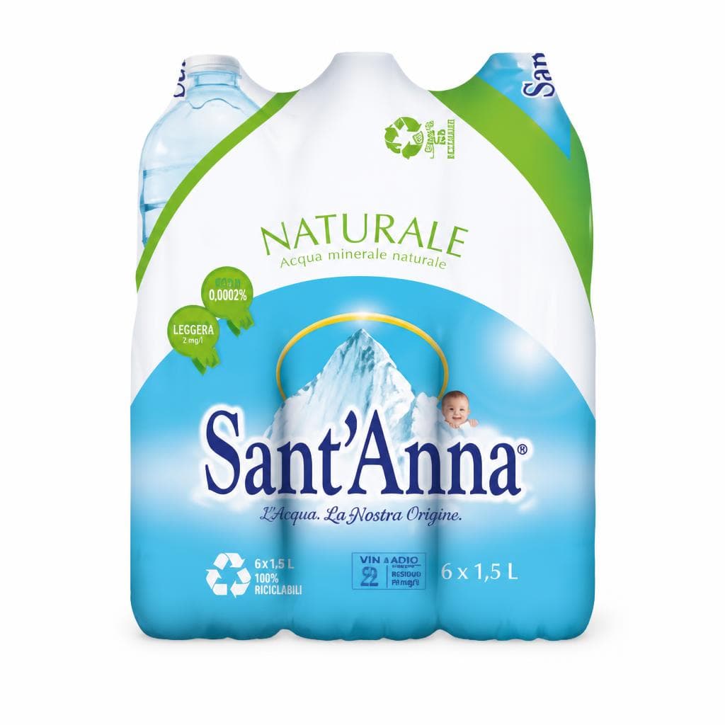 Acqua minerale naturale, 1,5 l x6 SANT'ANNA – Iper La grande i