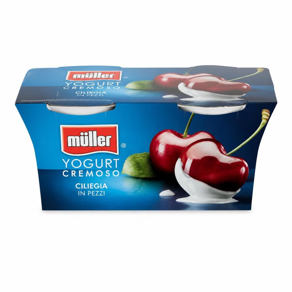 Yogurt cremoso in pezzi Müller, 250 g – Bennet