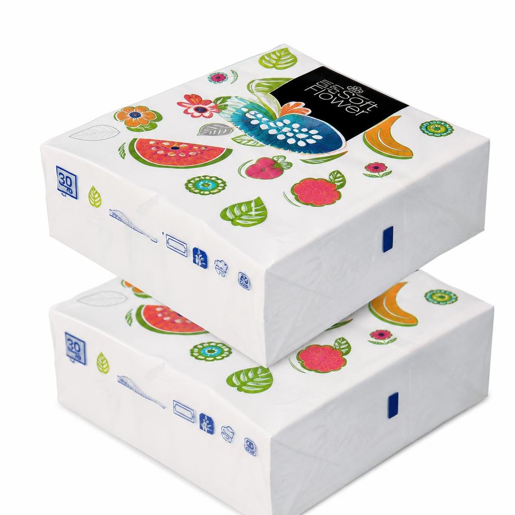 Soft Flower tovaglioli 33x33 cm 30 pz in offerta da Tigota