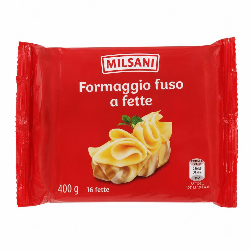 Milsani formaggio fuso a fette, 400 g – ALDI