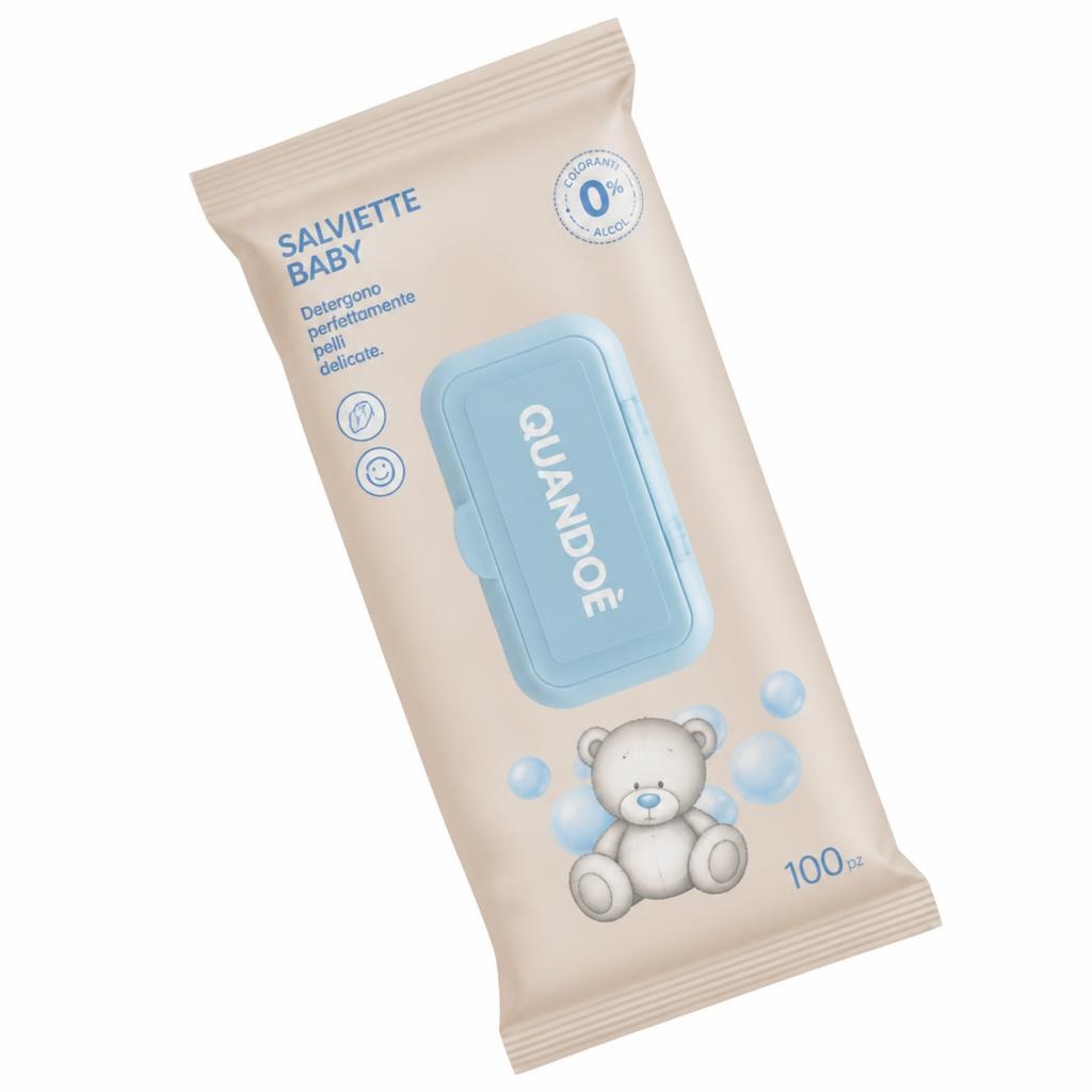 Quandoè salviette baby 100 pz in offerta da Tigota