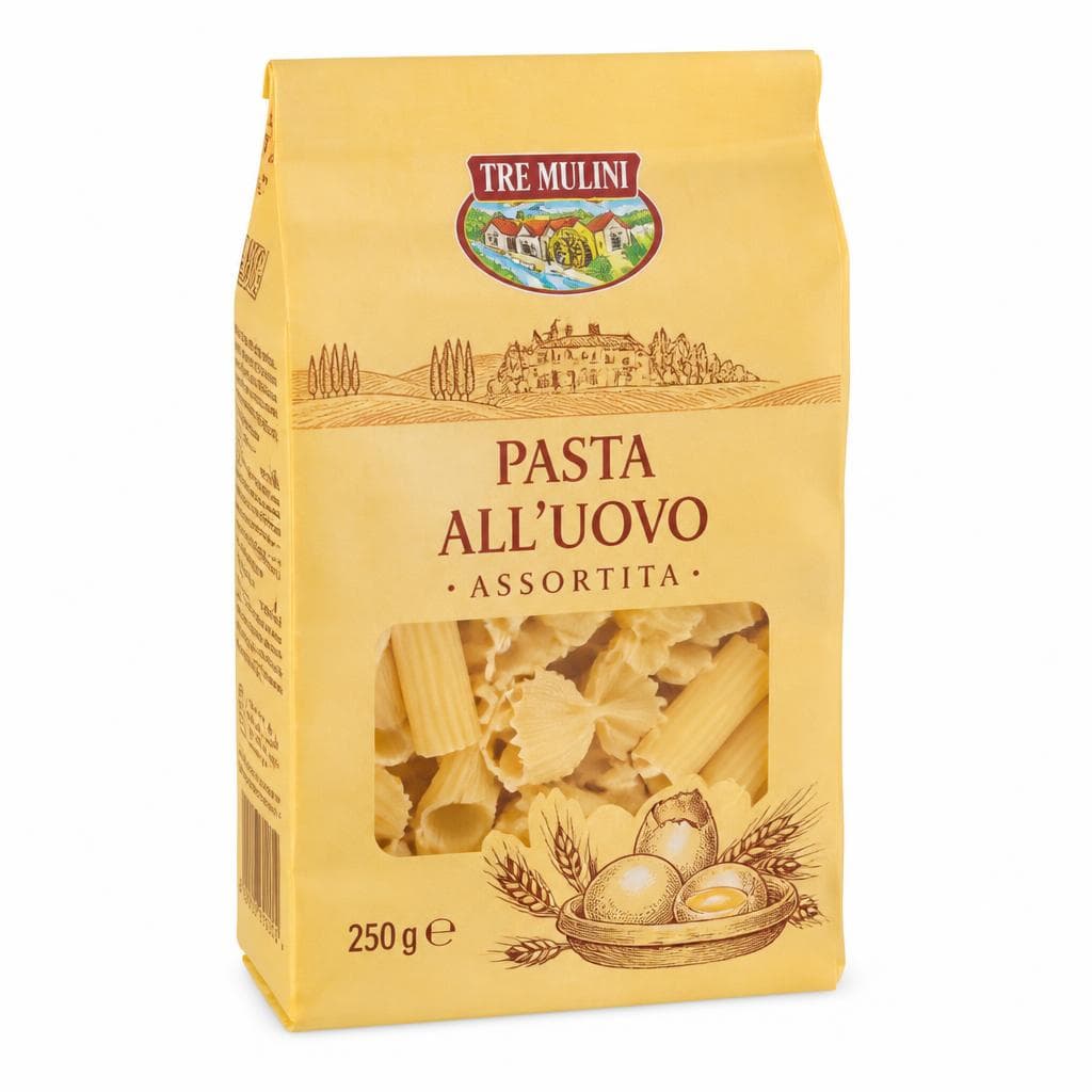 Pasta all'uovo assortita, 250 g – Eurospin