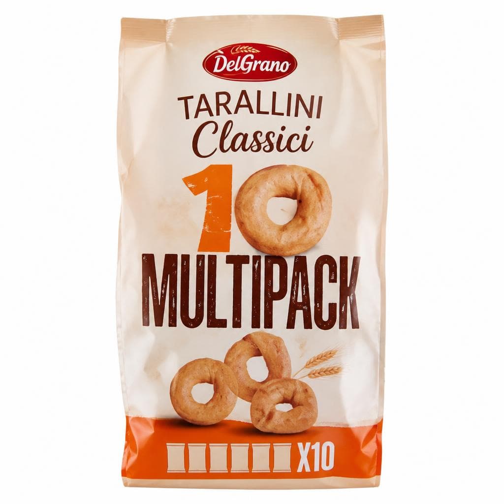 DelGrano tarallini classici multipack, 10 x 40 g – Dpiù