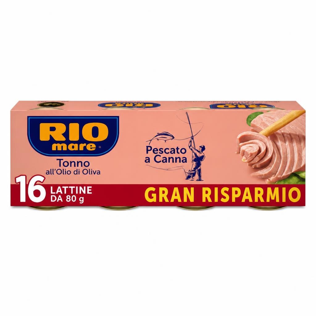 Rio Mare tonno all'olio di oliva 80 g x16 in offerta da Iper La grande i