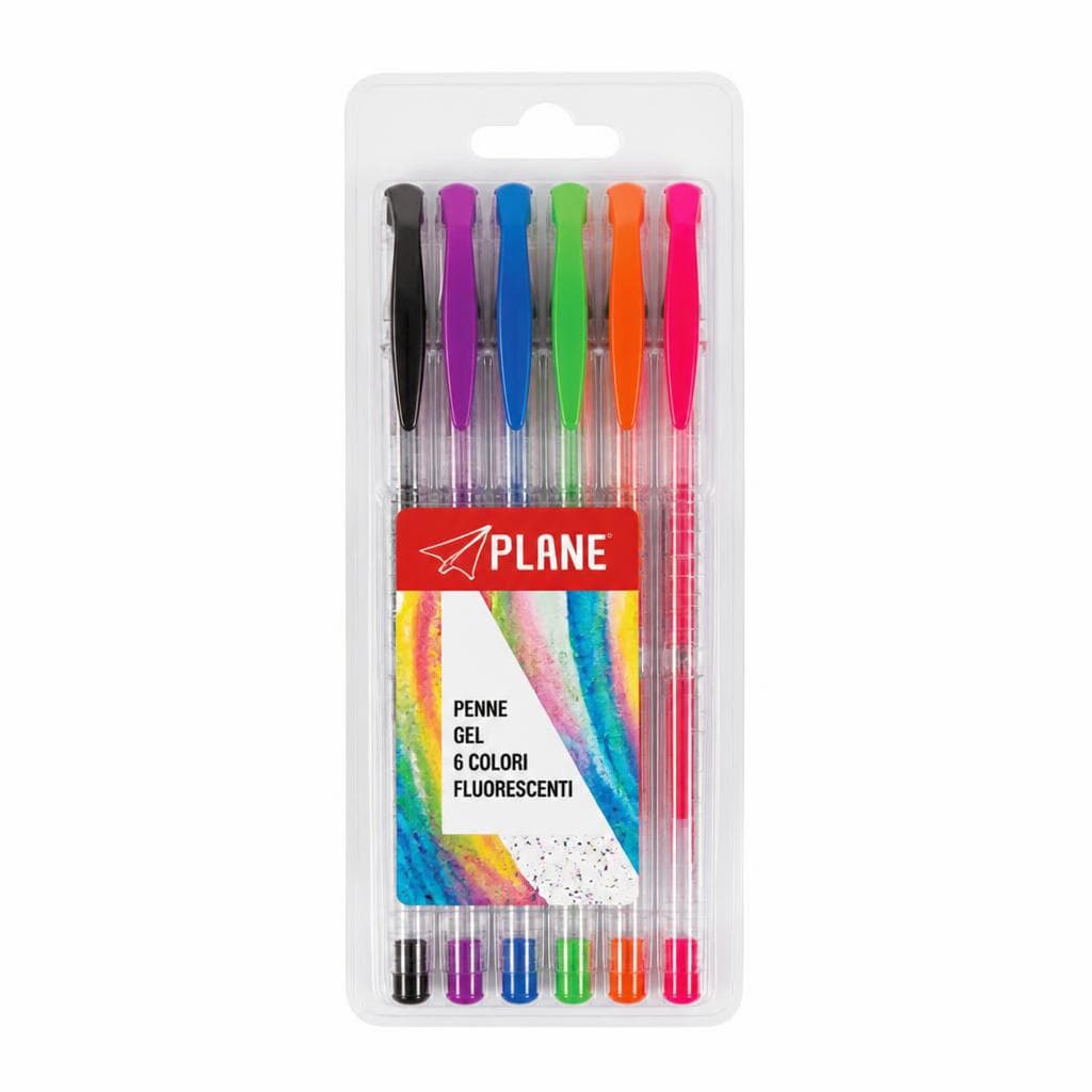 Penne gel, 6 pezzi Plane – Risparmio Casa