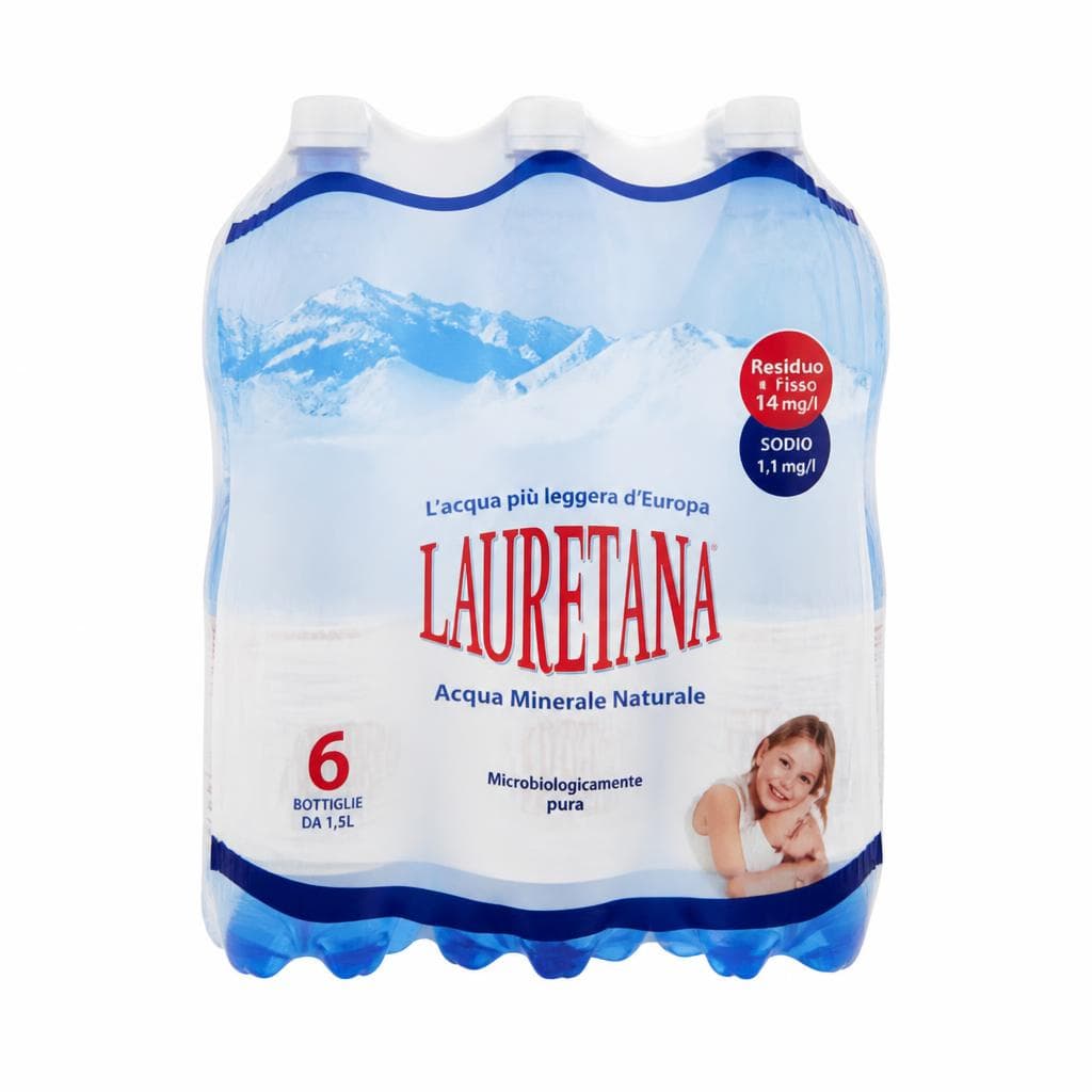 Acqua minerale naturale Lauretana, 3 L – Bennet