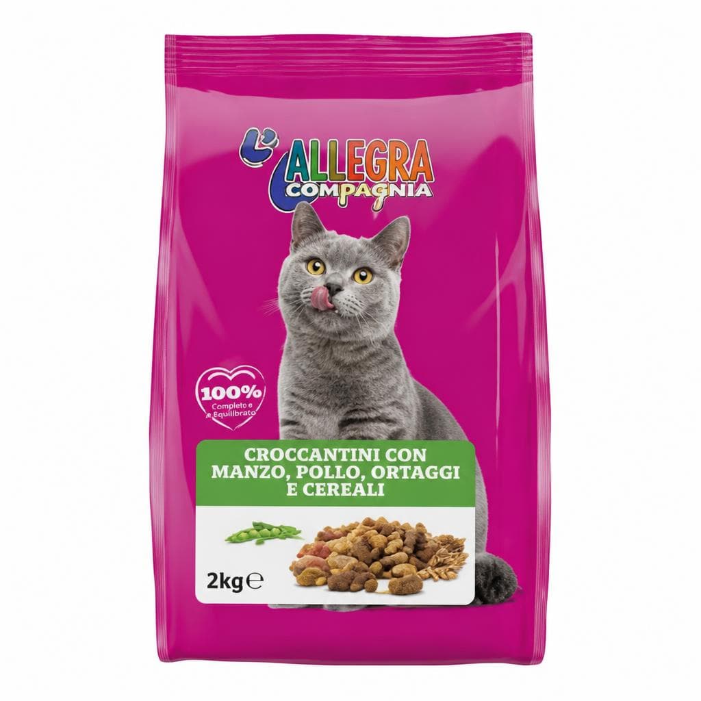 Croccantini gatto L'Allegra Compagnia, 2 kg – Penny