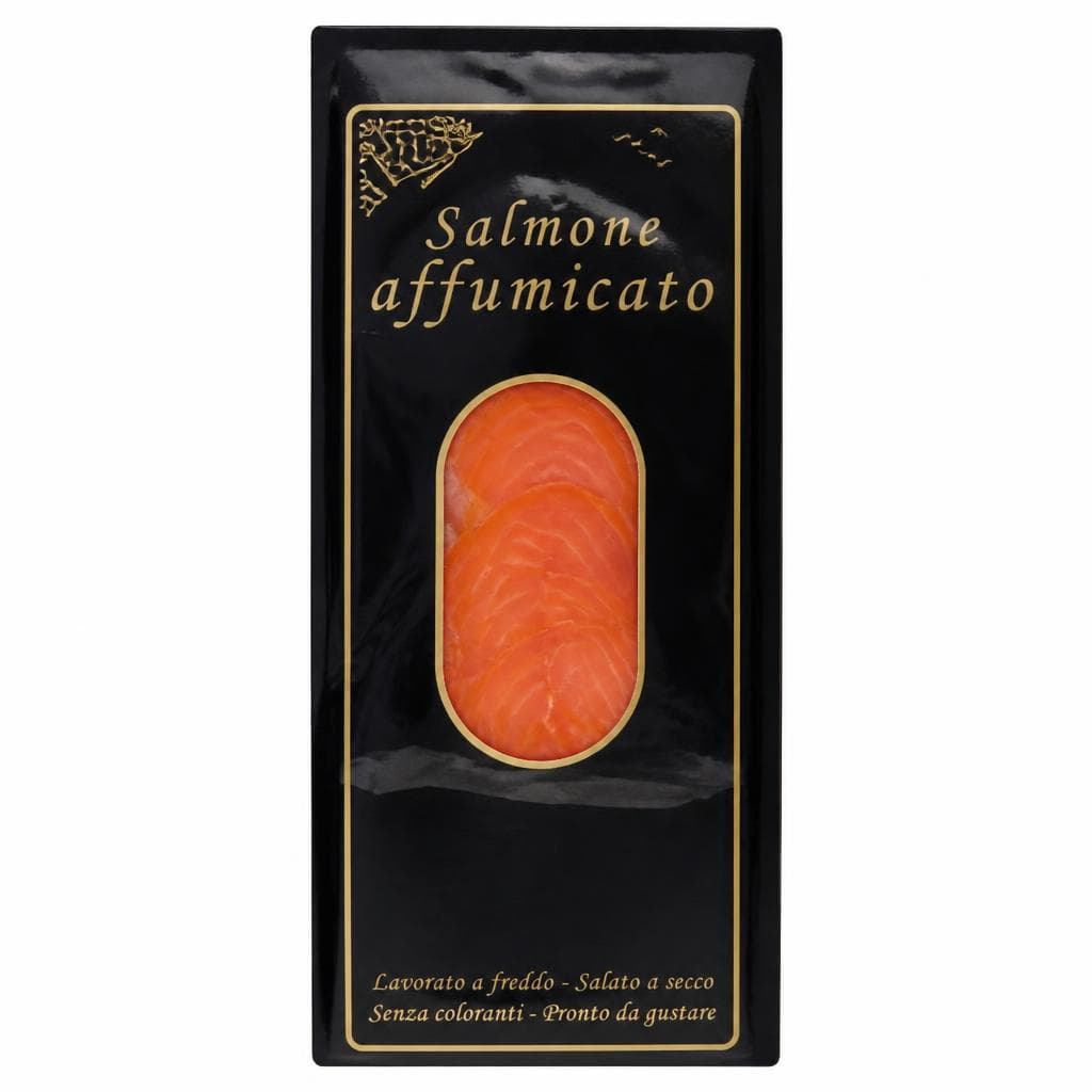 Salmone norvegese a fette, 200 g – Dpiù