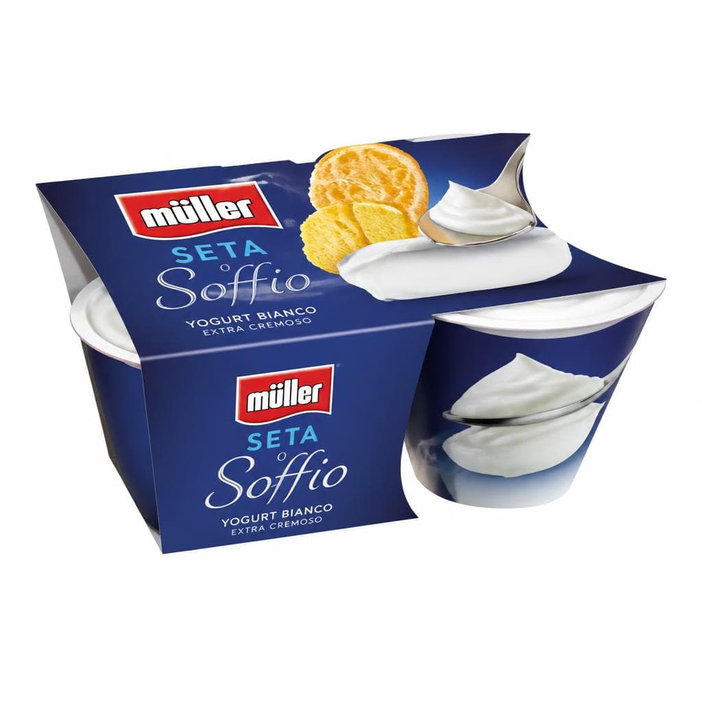 Müller yogurt Seta o Soffio, 125 g x 2 / 95 g x 2 – Panorama
