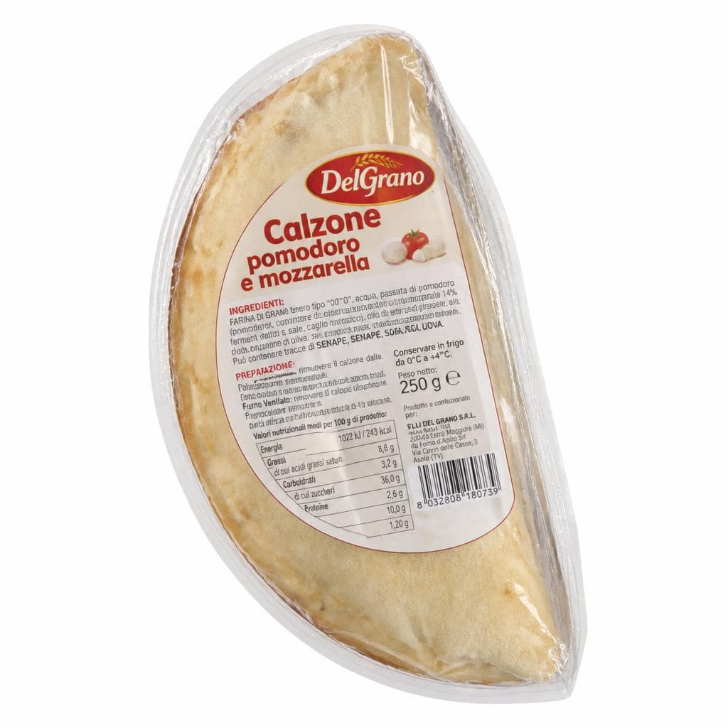 F.lli Del Grano calzone pomodoro e mozzarella, 250 g – Dpiù