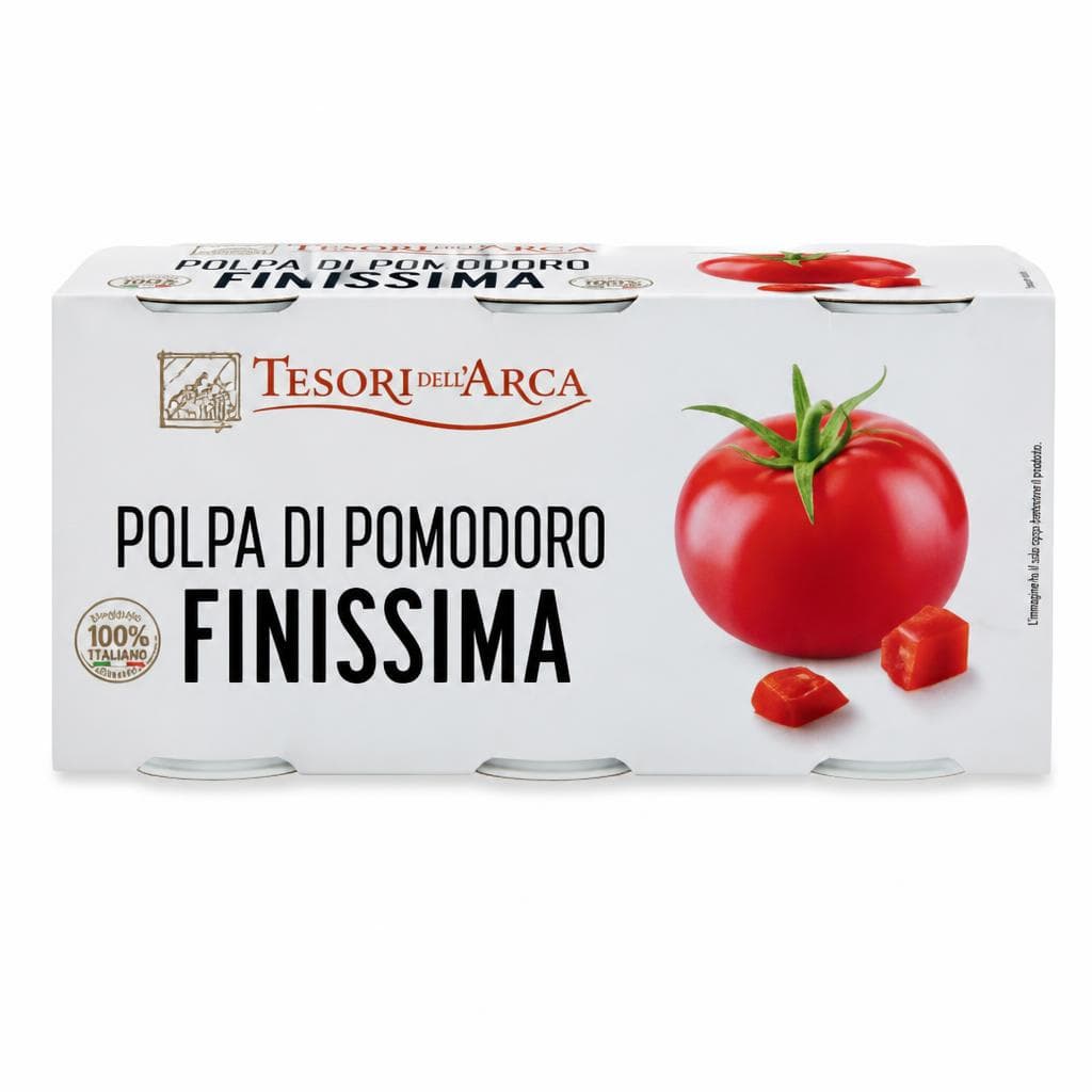 Polpa di pomodoro finissima Tesori dell'Arca 400 g x 3 in offerta da Panorama