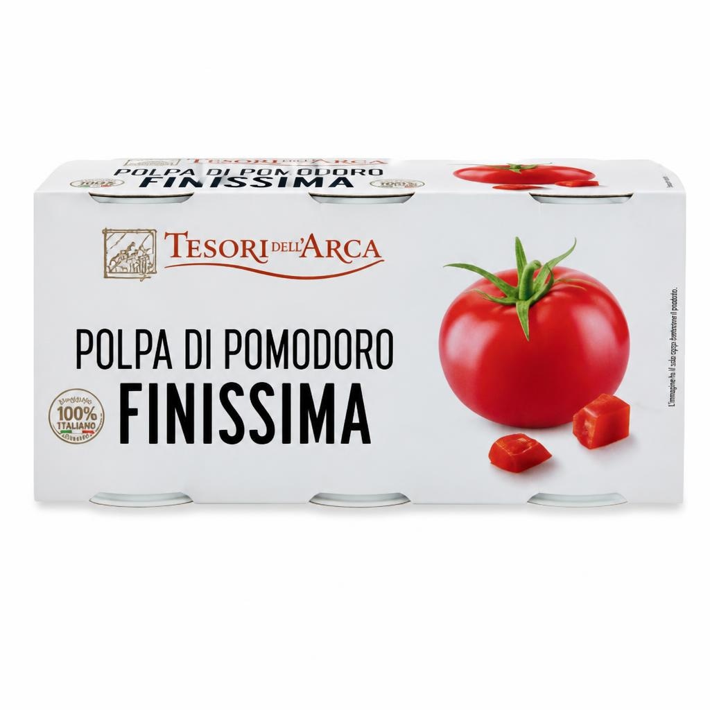 Polpa di pomodoro finissima Tesori dell'Arca 400 g x 3 in offerta da Panorama