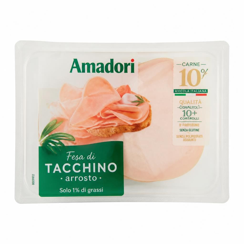 Fesa di Tacchino Arrosto Amadori, 100 g – Carrefour