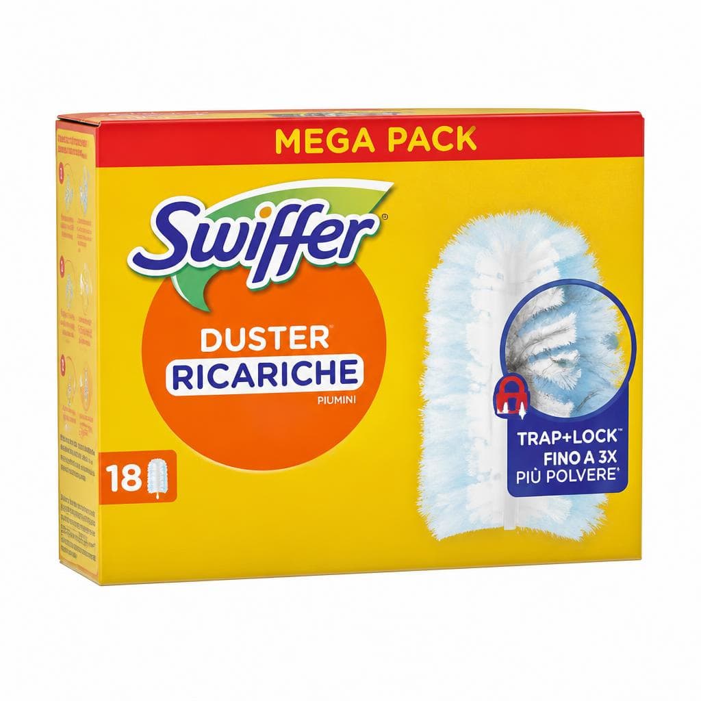 Swiffer dry, 72 panni o duster, 18 piumini – Esselunga