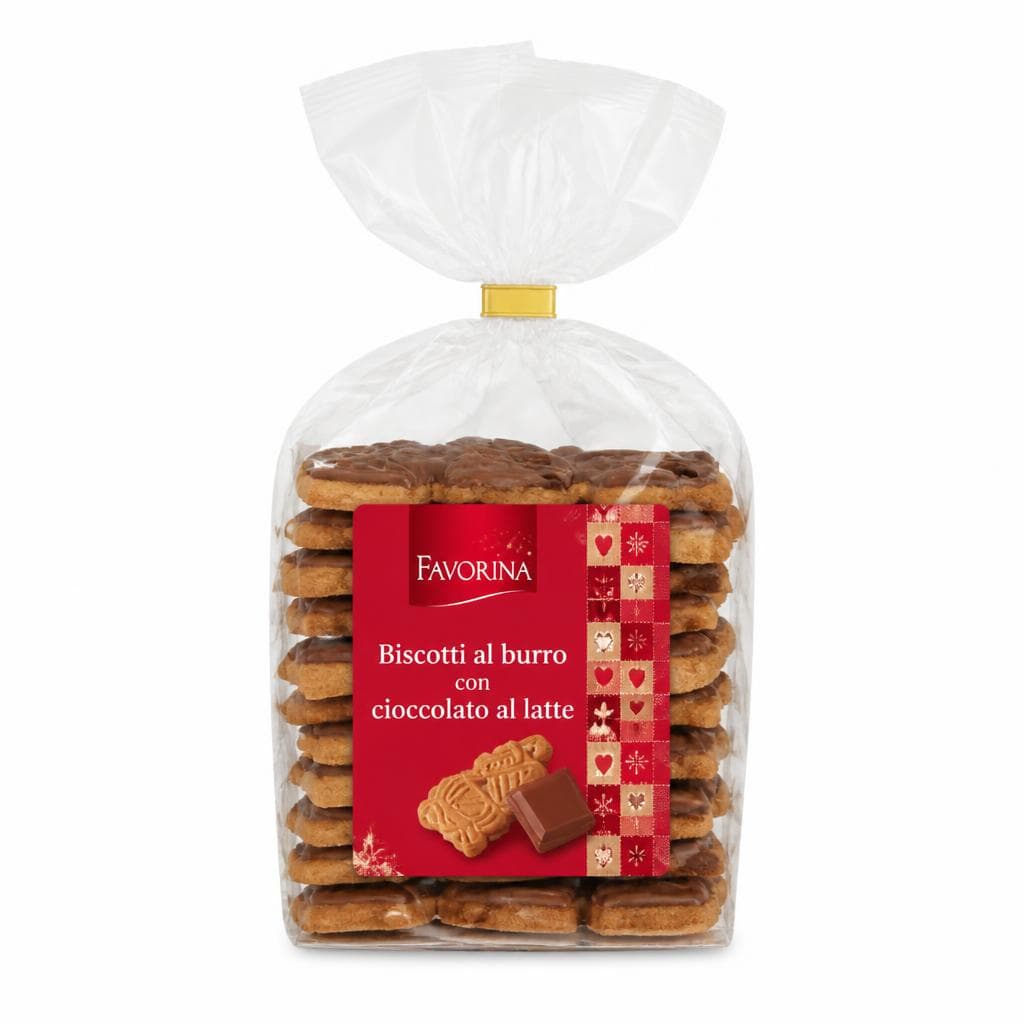 Favorina biscotti al burro con cioccolato al latte, 200 g – Lidl