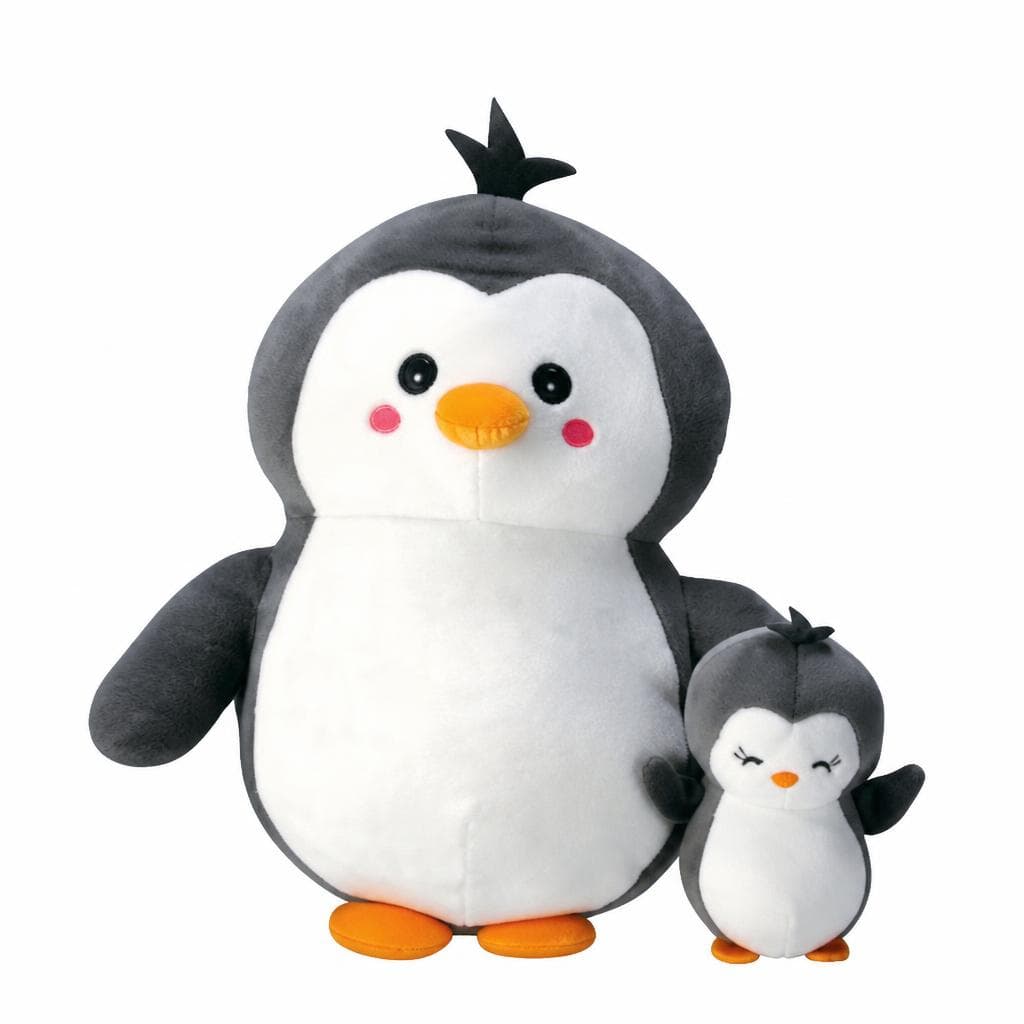 Peluche Animali con Cucciolo, 30 cm – Carrefour