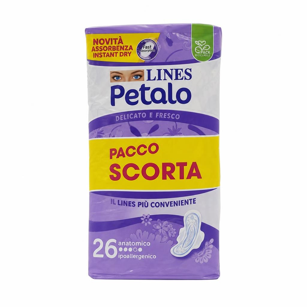Assorbenti Lines Petalo anatomic 26 pezzi in offerta da Panorama
