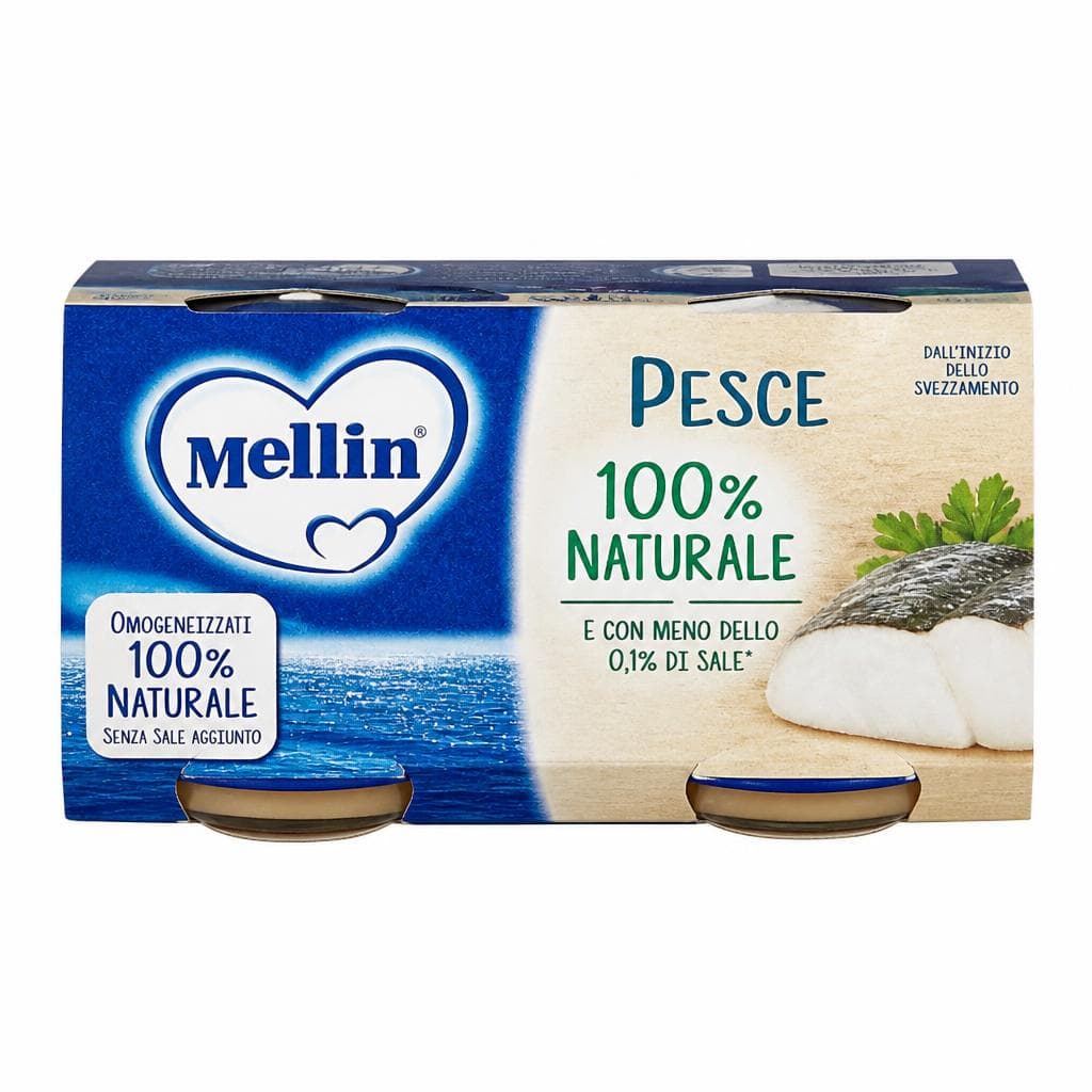 Omogeneizzati 100% Naturale con pesce gusti assortiti 80 g x2 Mellin in offerta da Iper La grande i