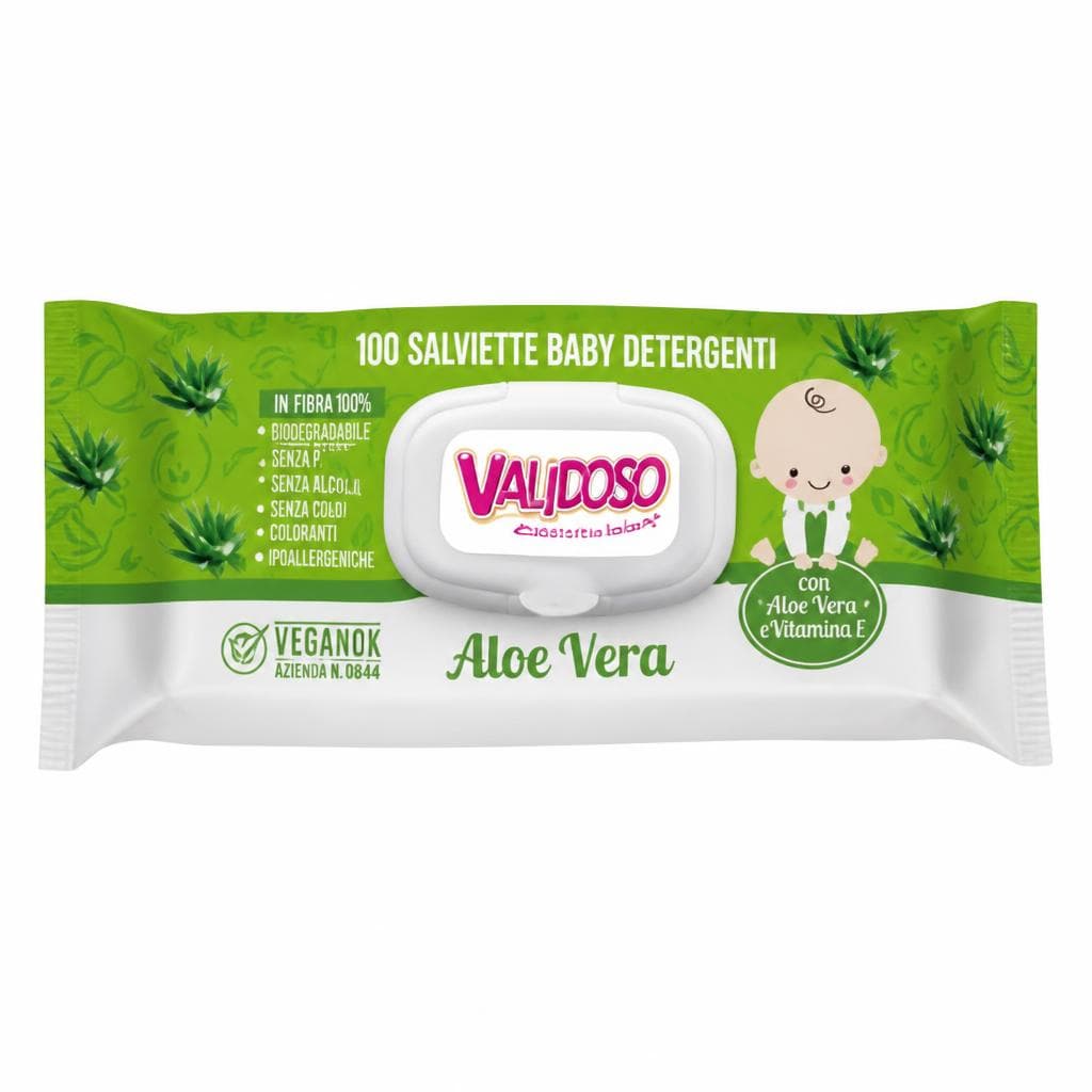 Salviette Baby Detergenti Validoso, 100 salviette – MD