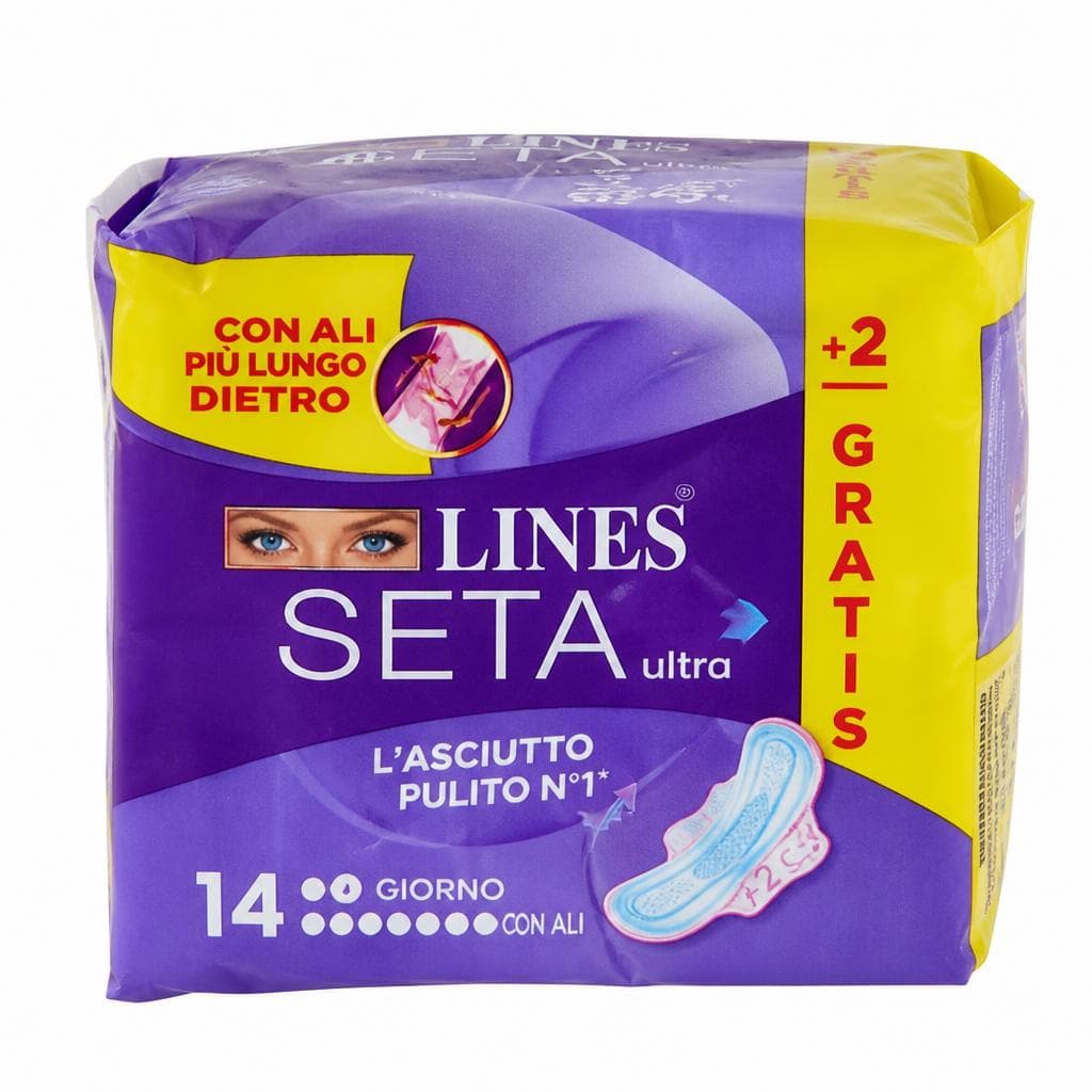 Lines Seta assorbenti ultra 14+2 in offerta da Bennet