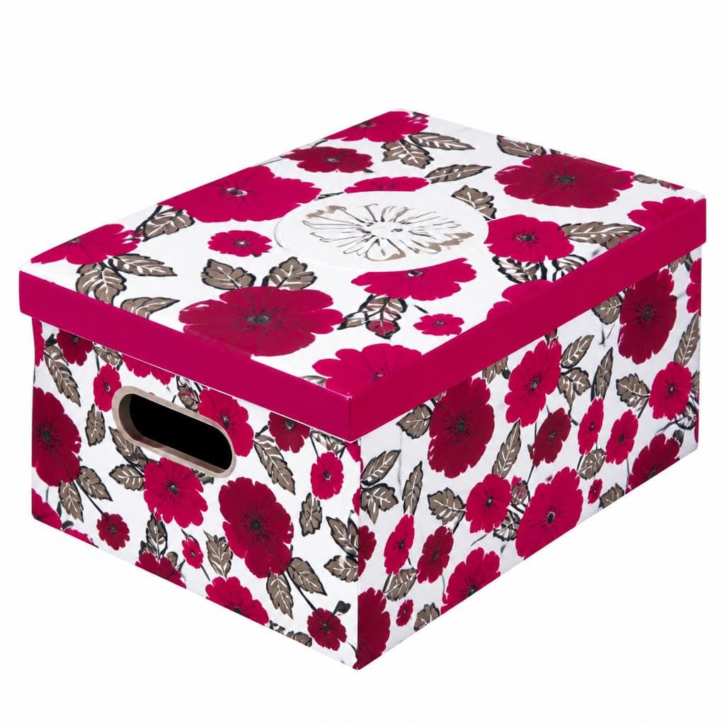 Scatola in cartone con maniglie 39x50x24 cm in offerta da Bennet